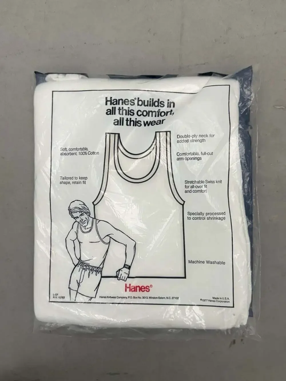 Hanes visible 100% plastic
